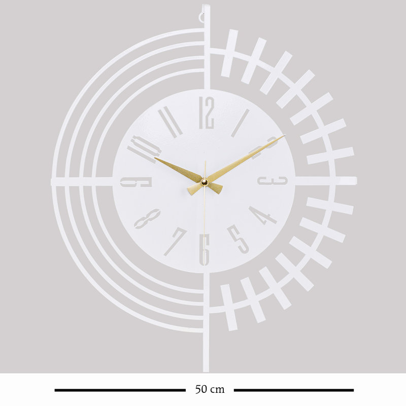 Amarmula Metal Wall Clock, Black