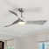 52" 3 - Blade LED Standard Ceiling Fan with Remote Control and Light Kit Included