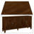 Classic Retro Wooden Four-Door Sideboard with Adjustable Internal Shelves-866010588