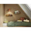 Épaisses tablettes murales flottantes, tablettes de rangement murales en bois de noyer foncé pour livres, jouets et décoration