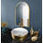15.75'' Golden Ceramic Circular Vessel Bathroom Sink