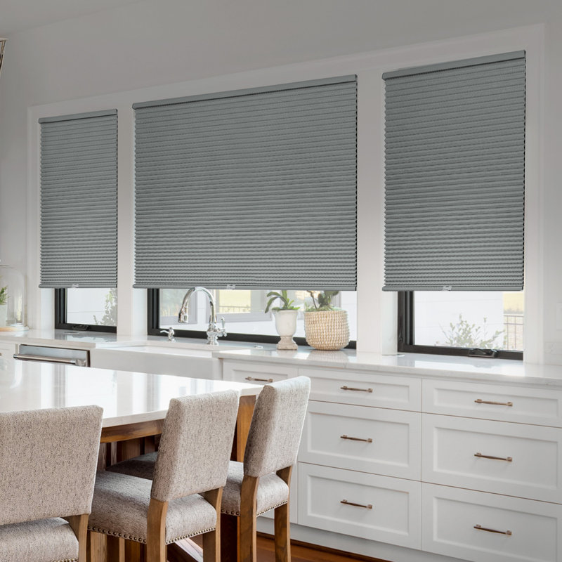 Blackout Cellular Shade-Montana Cordless Blackout Cellular shade, 58.75"W x 64"L