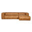 Bean 2 Seater Faux Leather Corner Sofa