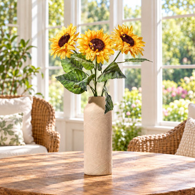 Tige de tournesol 24 po avec abeille Summertime
