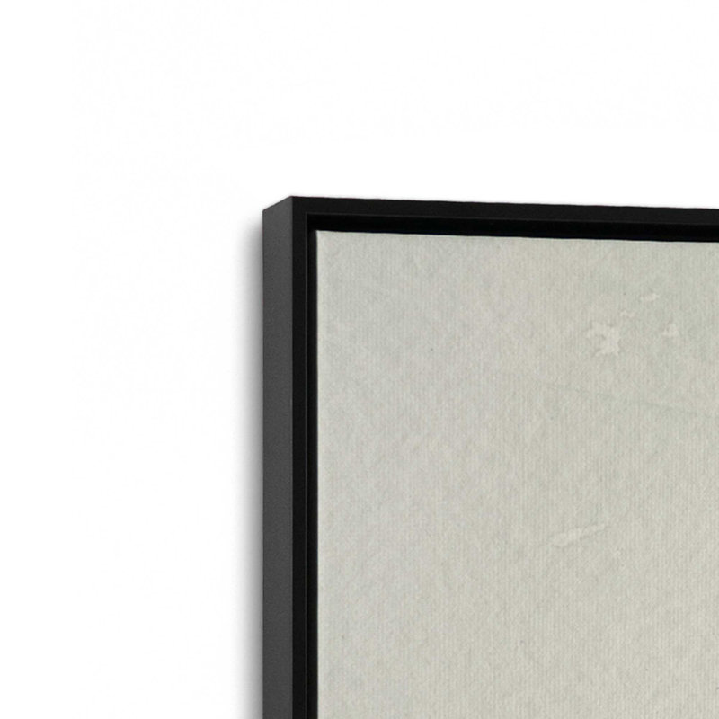 Muted Green Tranquillity I Canvas Print in a White Frame, 48" x 32", 30.75" H x 20.75" W x 1.75" D