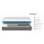 Matelas à 5 couches Rechargement, très grand, profondeur de 12 po, mousse, très grand alignement de la colonne vertébrale 12 po, protection ignifuge, housse respirante, support
