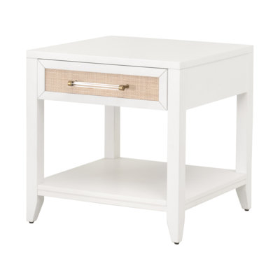 Table de bout avec rangement Wismar