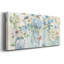 Jardin papillon bleu - Toile tendue avec châssis - Prêt à accrocher-571420415