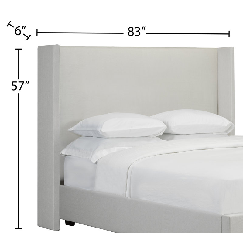Tête à oreilles rembourré Hednesford, Blanc cassé, Très grand