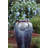 PLANTATOREM 27.5 inch Tall Tea Garden Outdoor Water Fountain - Self-Contained Ceramic Waterfall for Outdoor Garden, Patio, and Yard Decor (Red Copper on Violet) (18.0" D x 27.5" H)-1685841522