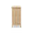 Arden 51" Solid Reclaimed Pine Lattice 2-Door Accent Storage Cabinet