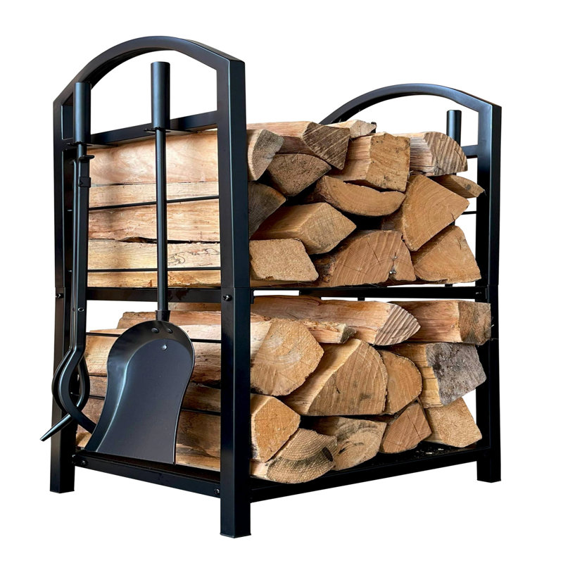 Avaiyah 45cm W Metal Log Rack