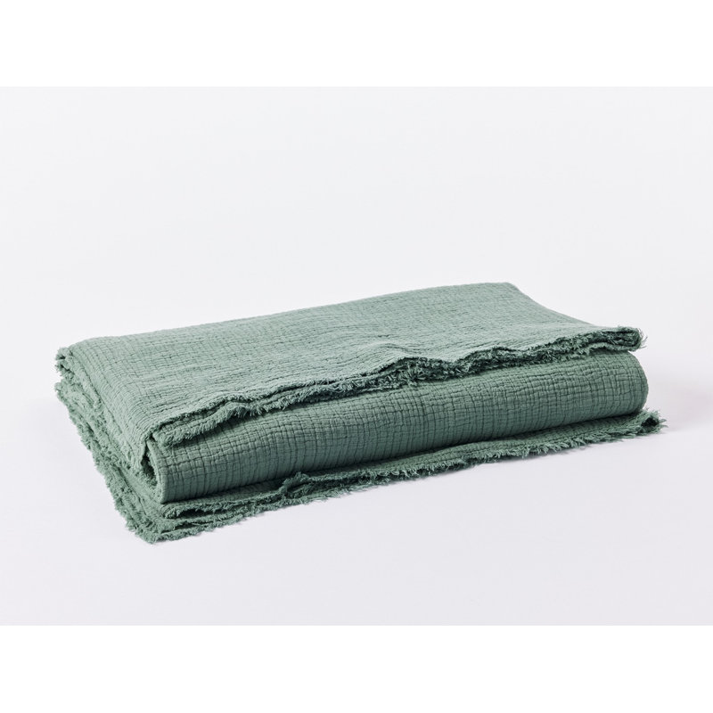 Topanga Matelasse Blanket, Queen, Juniper