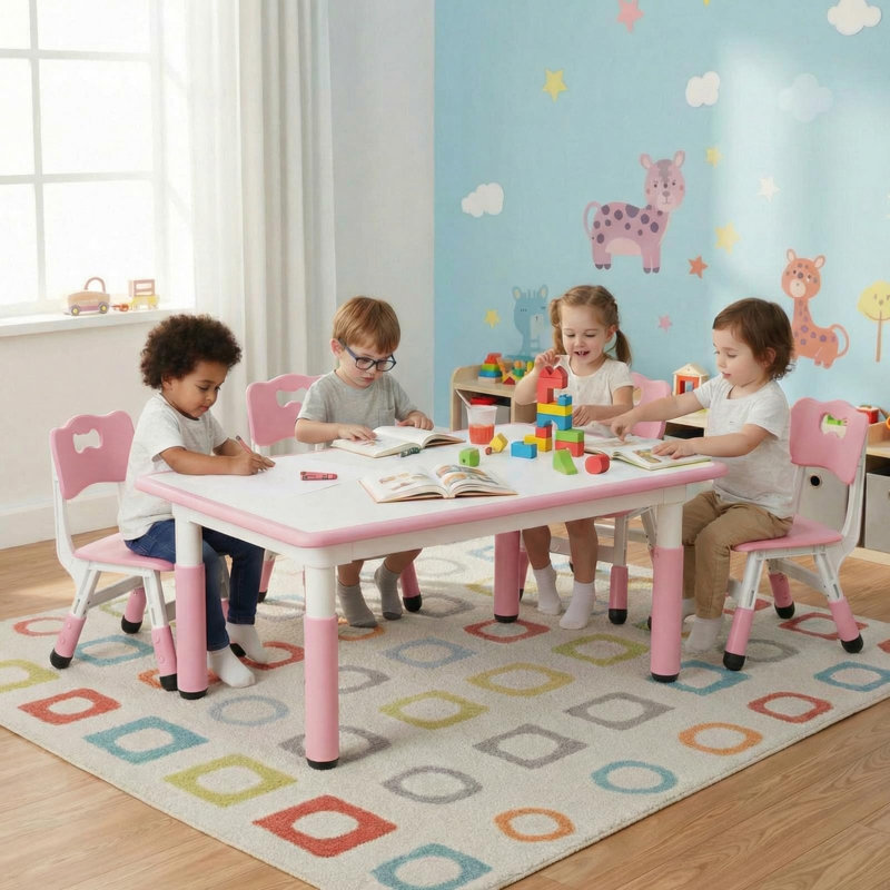 Dining Set, Pink