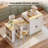 67.7" extendable kitchen island For Seating 2-6, Island Table For Kitchen with power outlet, Drawer, Sided Storage, Spice Racks, White