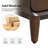  Bonwick MCM 26"Tall Solid Wood 1-Drawer and Legs End Table with Backside Magazine Rack-2118643006