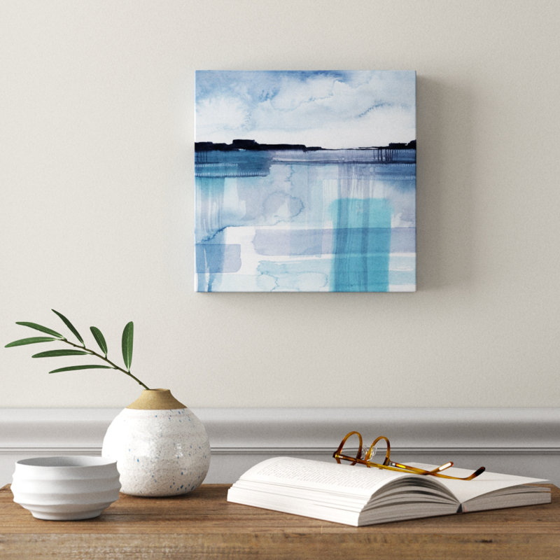 Beryl Boundaries II by Grace Popp - Wrapped Canvas Painting, 30cm H x 30cm W