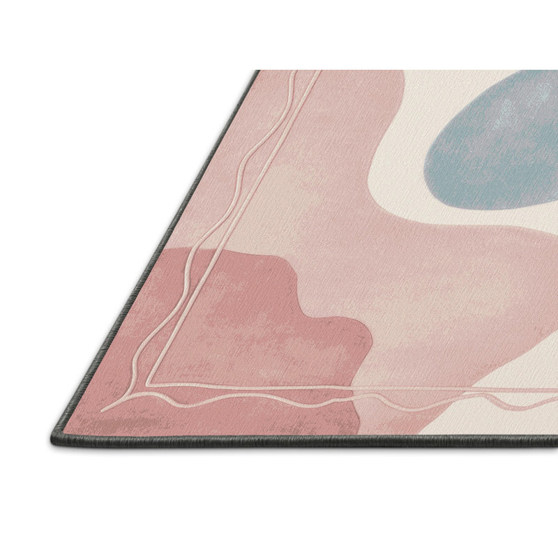 Dewdrop Pools Rug, Rectangle 3' x 5'
