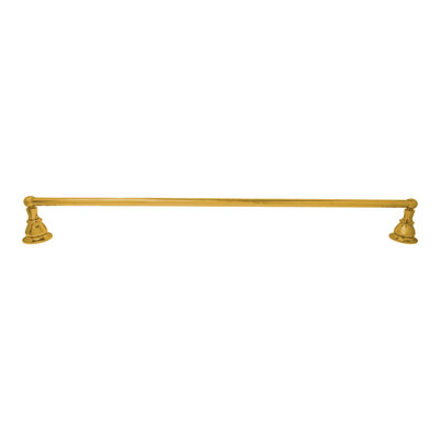 Rio Grande Traditional Wall Mount 18 in. Towel Bar, Solid Brass and Escutcheons by Strom Living