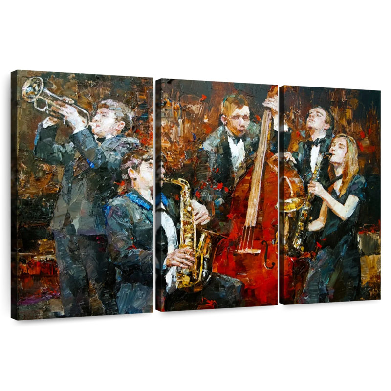 Abarca Musicians, 20" H x 33" W