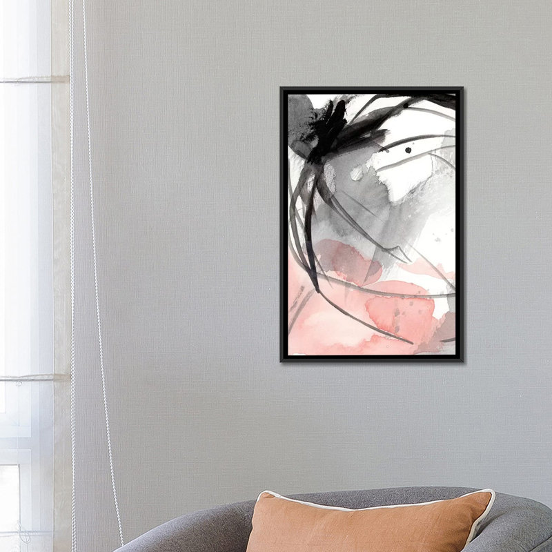 "Around the corner I" par Ethan Harper, reproduction d’art, H 26 po x l 18 po x 1,5 po, Pas de tapis, Toile avec cadre noir