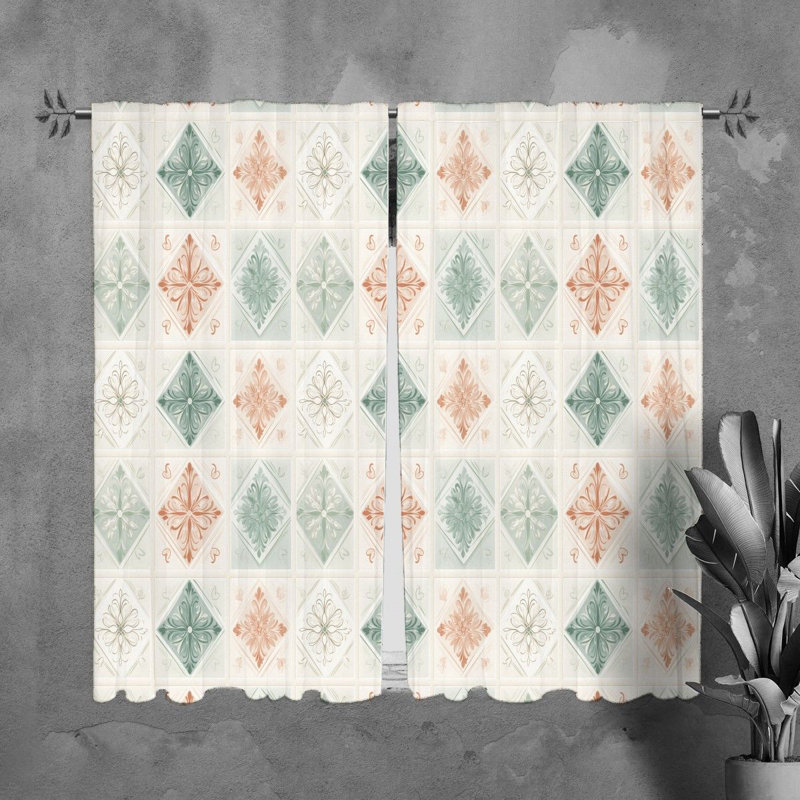 Paire de rideaux obscurcissant en polyester Semetria, L 40 po x L 82 po