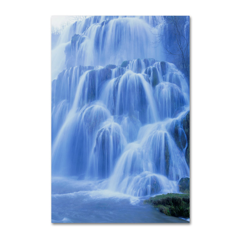 Ann «Waterfall», reproduction d'impression sur toile tendue, H 32 po x l 22 po