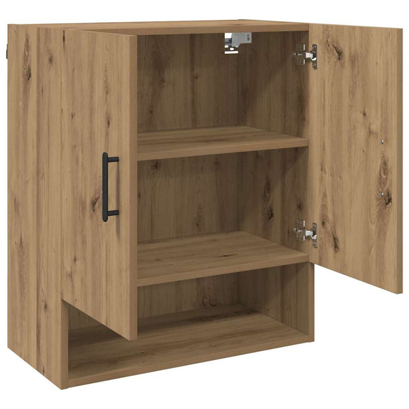 vidaXL Wall-Mounted Cabinet Wall-mounted Engineered Wood Storage Bathroom, Artisan Oak