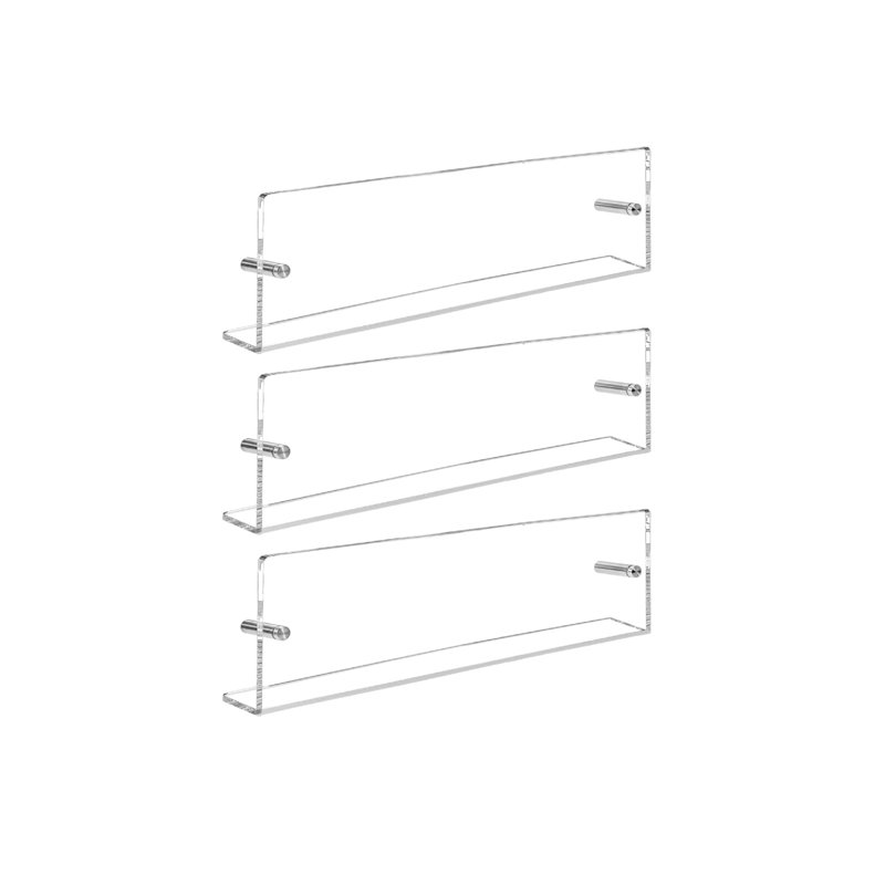 14.5cm H x 68cm W Acrylic Bookcase