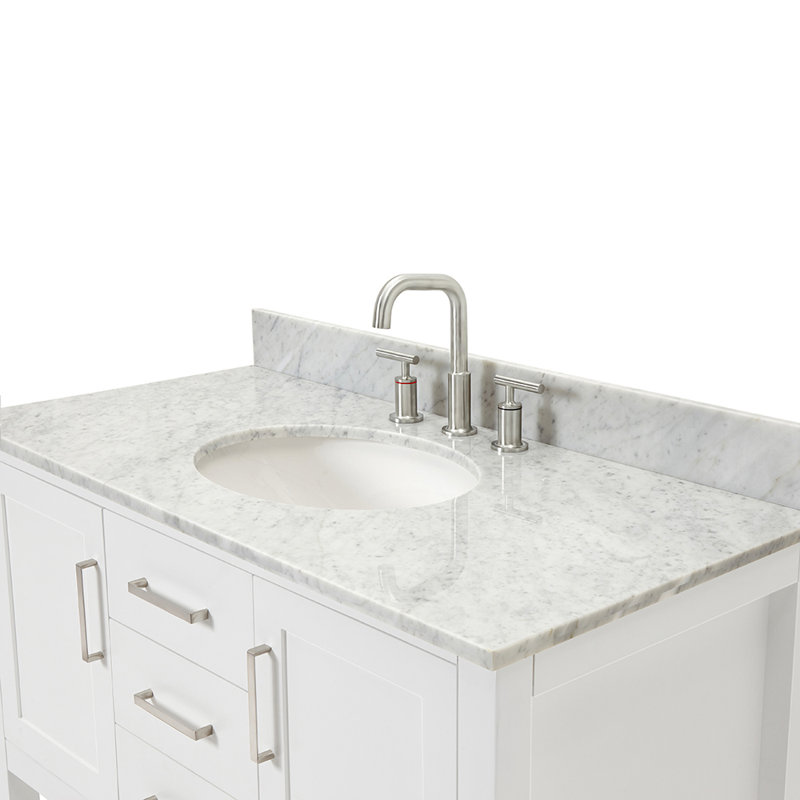 Bayhill 43'' W Single Vanity, White