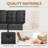 Miray Single 65'' Faux Leather Convertible Sofa