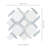 Loredana Geometric 11 in. x 11 in. Polished Marble Mosaic Floor and Wall Tile