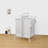 2-Tier Laundry Hamper 110L Large Oxford Clothes Basket Sorter With, Lid And Sorting Cards For Clothes & Toys Storage,White-322190618