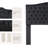 Button-Tufted Upholstered Headboard with Wall-Mount Option-1881806552-1888047383
