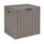 Coffre de terrasse 40 gallons verrouillable pour rangement extérieur-132442957