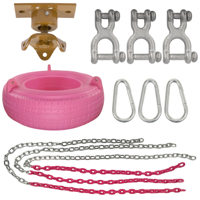 Ensemble complet de pneus avec pivot de pneus robuste, Rose