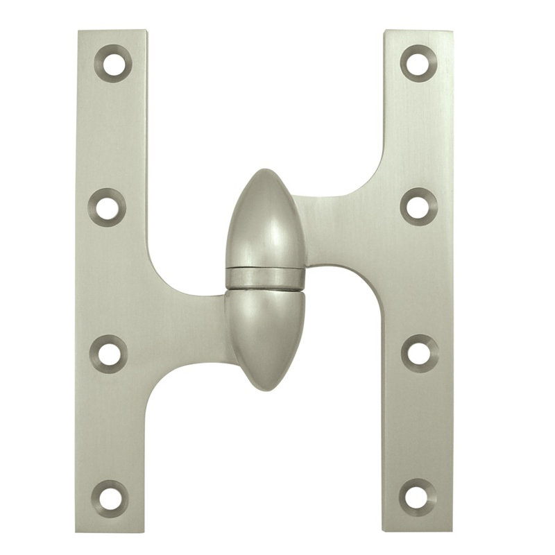 Hinge, Brushed Nickel, Right Hand
