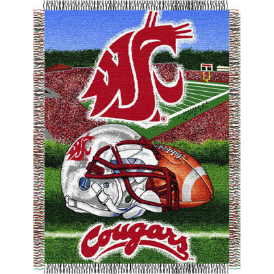 Jeté NCAA, Homefield Advantage College Sports Decor, 48 po x 60 po