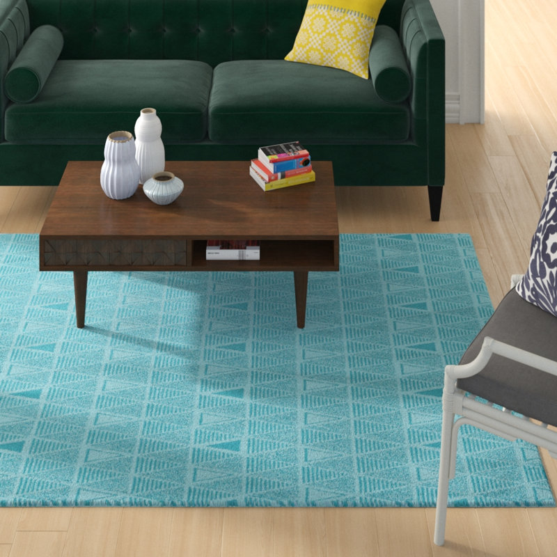 Jordao Geometric Indoor Rug, Rectangle 5' x 7'