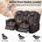 Tiertza Dual Motor Power Reclining Sofa with Bass Speaker, Hidden Storage, Cup Holder-2137233916
