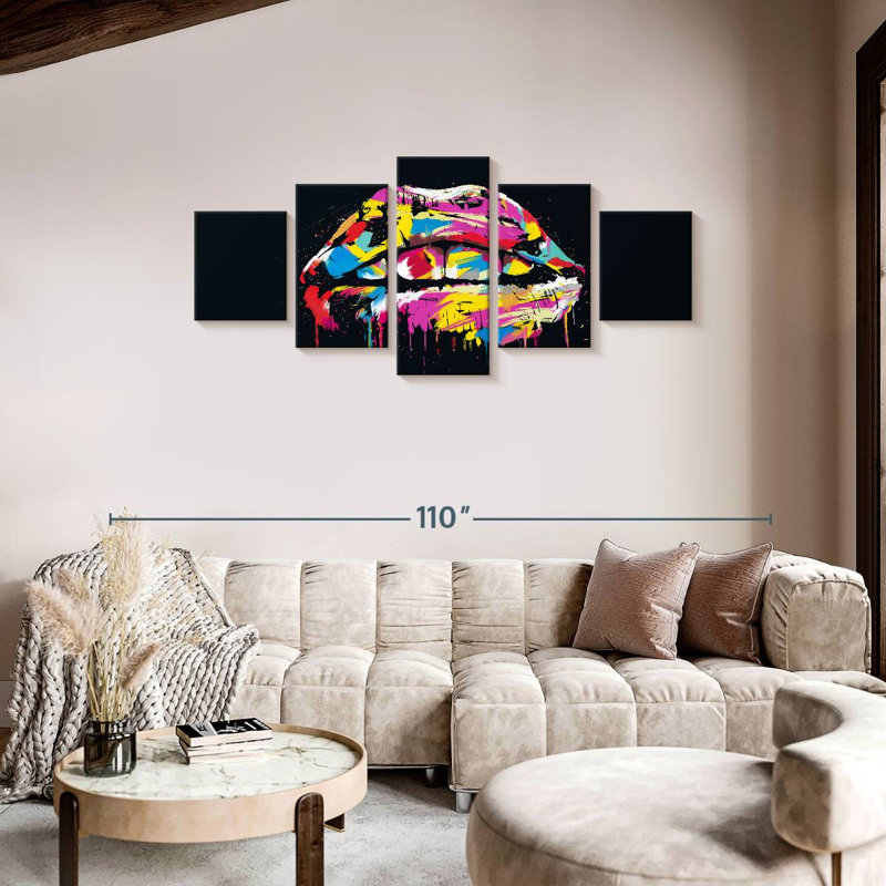 Lips, 36" H x 80" W