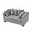 Causeuse rembourrée en velours Living-903102340