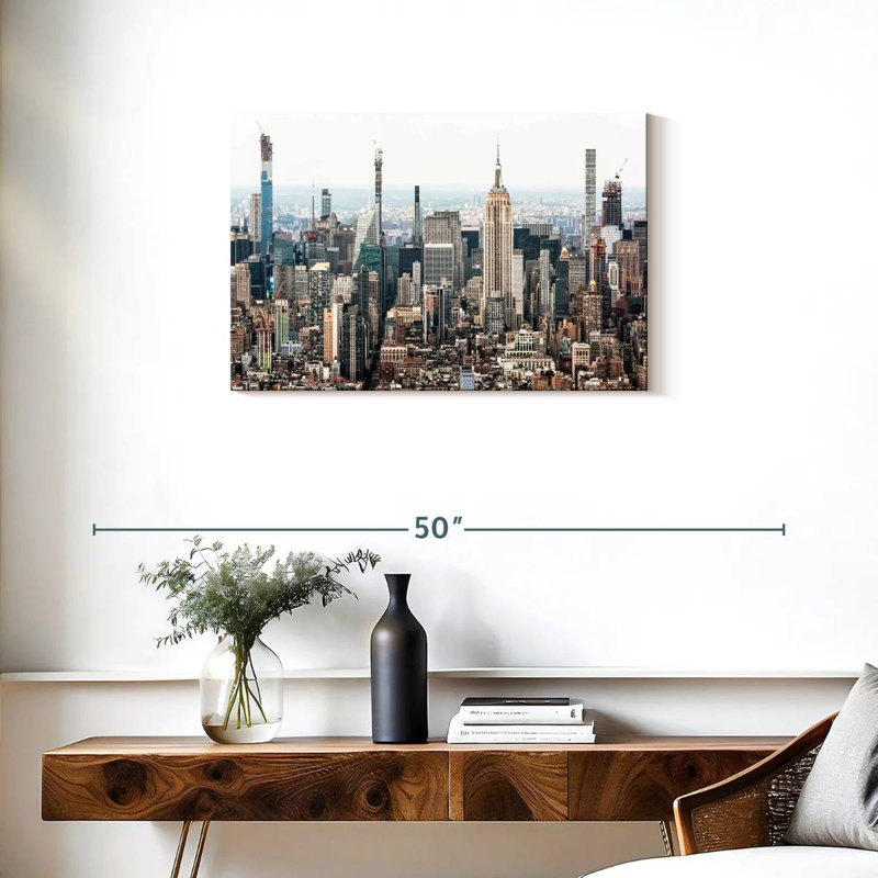 Gratte-ciel Sireci, New York, H 20 po x l 30 po