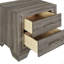 Table de chevet 2 tiroirs Funston