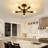 5-light Semi Flush Mount Ceiling Light Fixture
