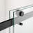 56"-60" W X 76" H Double Sliding Frameless Shower Door With 5/16" Clear Tempered Glass