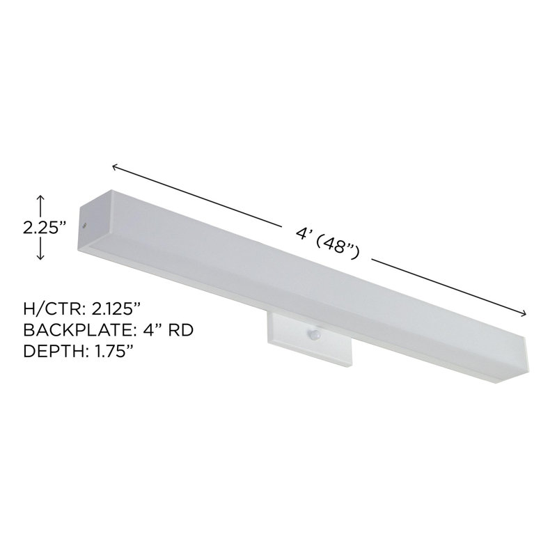 Solus 48" Square LED Vanity Light