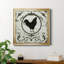 Berkshire Rooster - Reproduction d'art graphique sur toile encadrée-1825091489-1825091488
