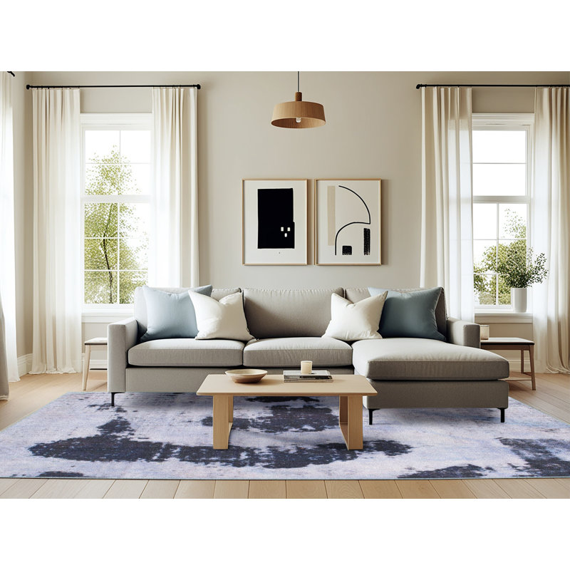 Tapis abstrait moderne 1177, Rectangle 6 pi x 9 pi