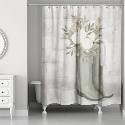 Rideau de douche simple Sage
